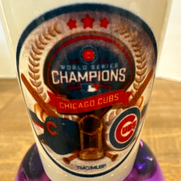 Chicago Cubs MLB Baseball World Series Champions Shot Glass - Picture 2 of 5